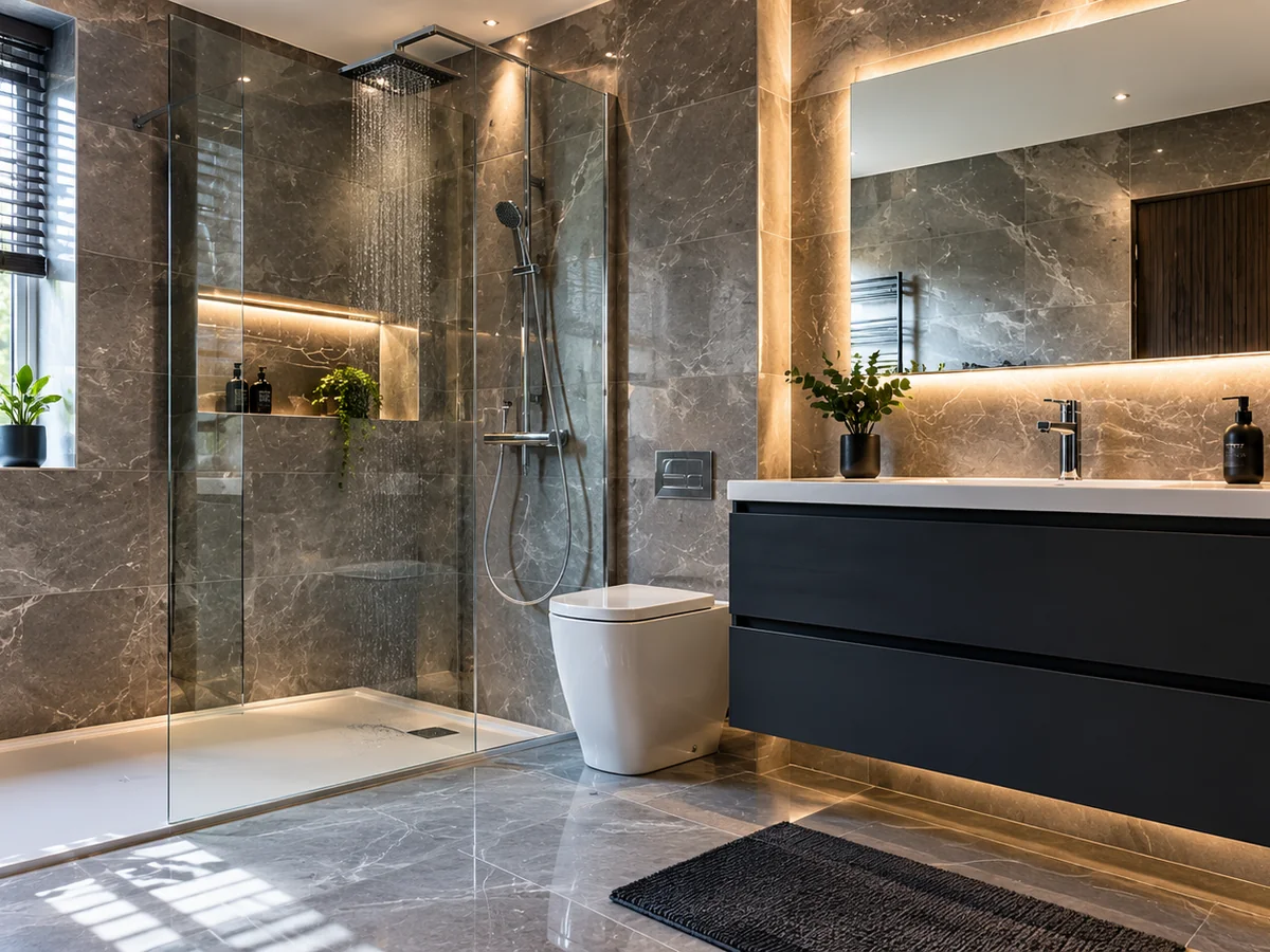 Contemporary bathroom and home improvement interiors